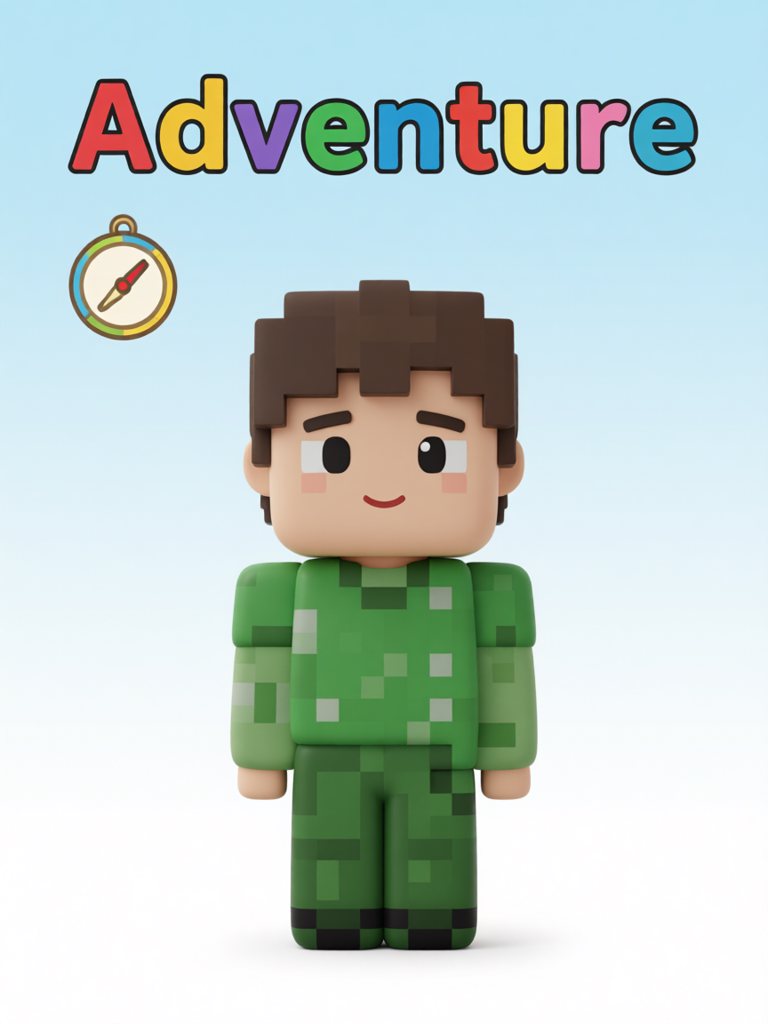 adventure 单词卡插画