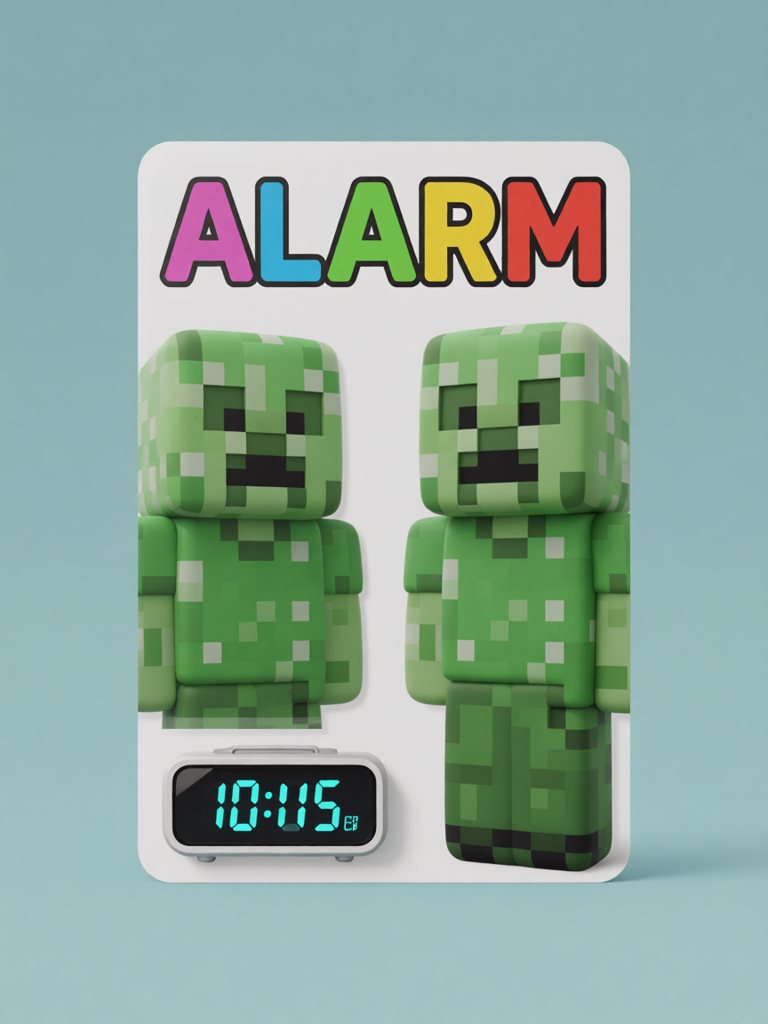 alarm 单词卡插画