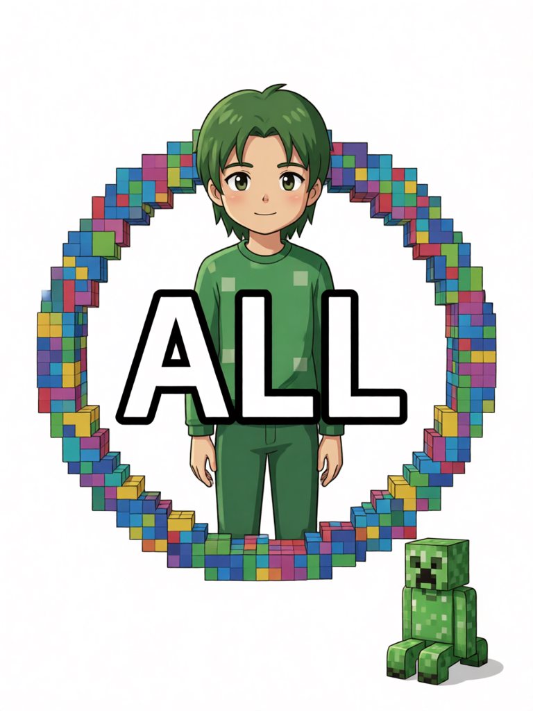 all 单词卡插画