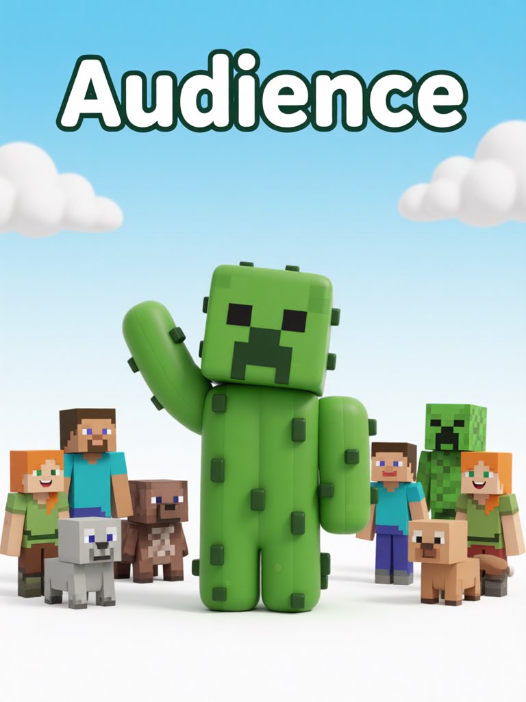 audience 单词卡插画