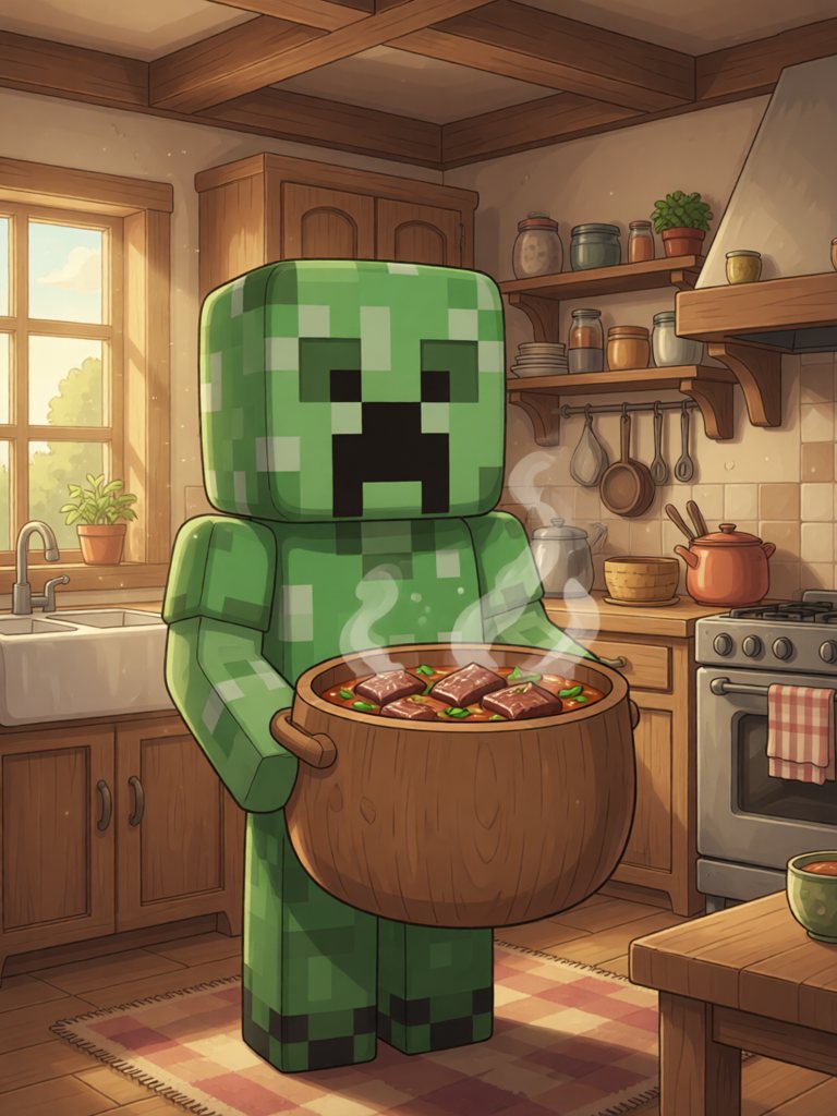 beef 情景插画