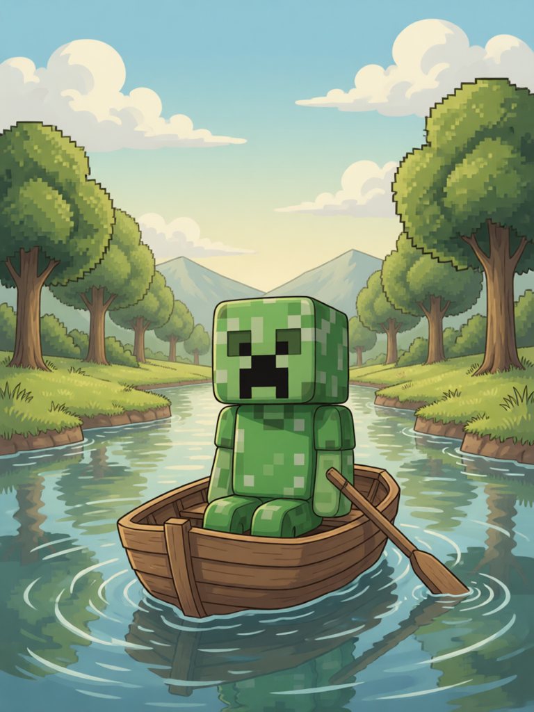 boat 情景插画