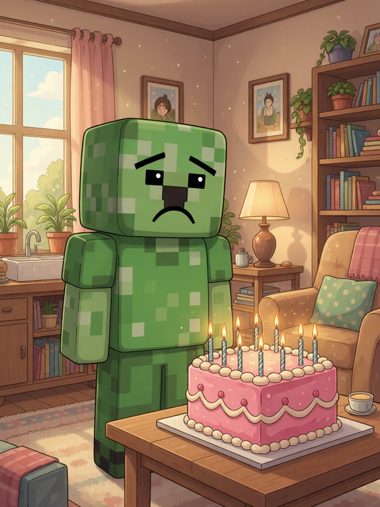cake 情景插画