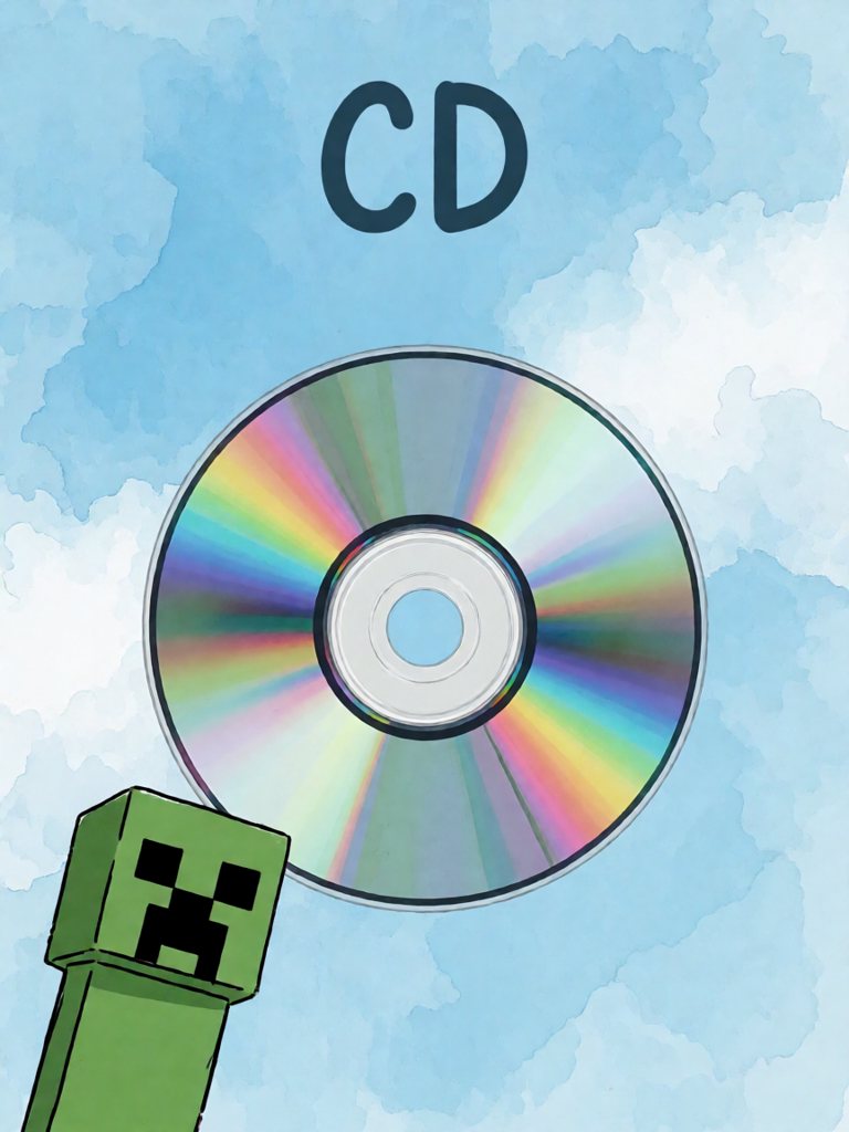 CD 单词卡插画