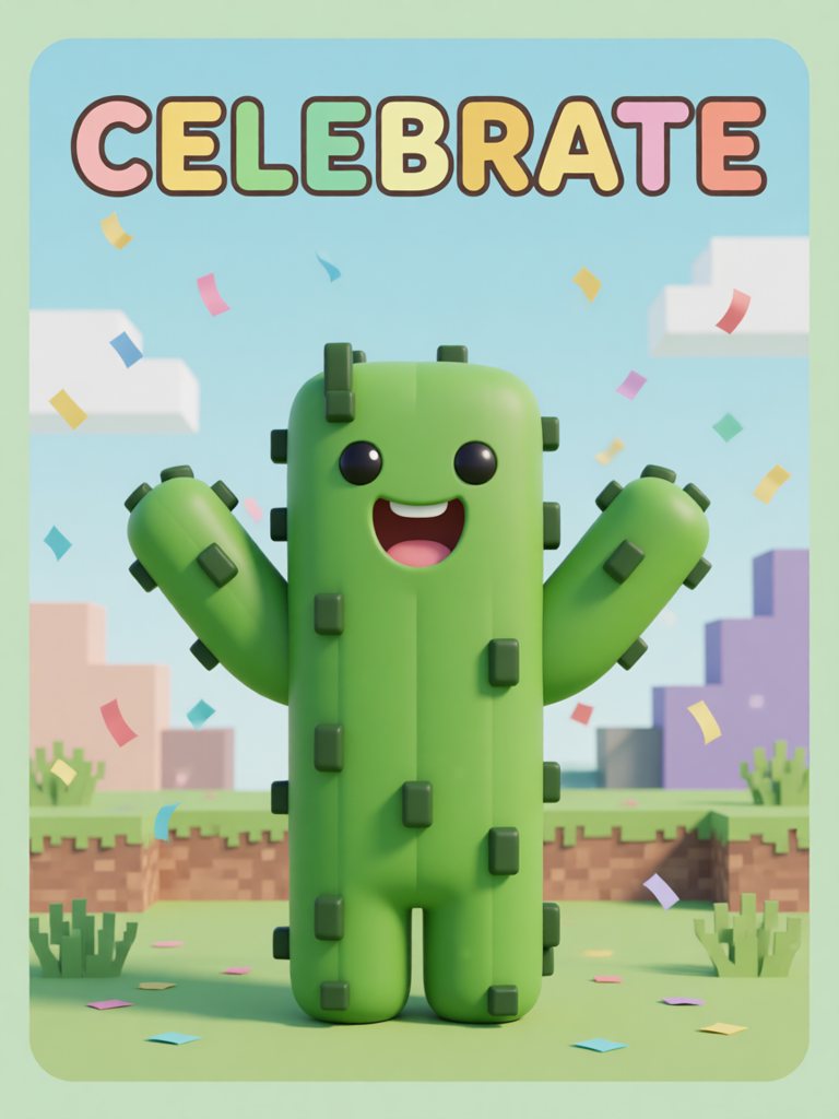 celebrate 单词卡插画