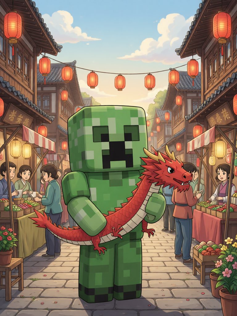 Chinese 情景插画