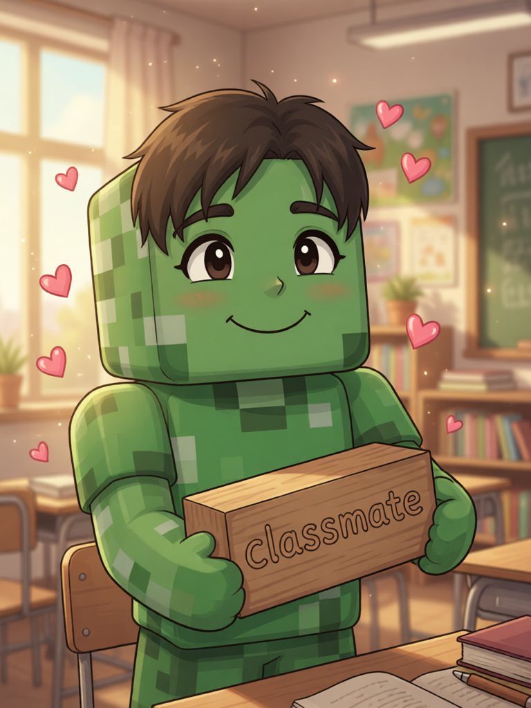 classmate 单词卡插画