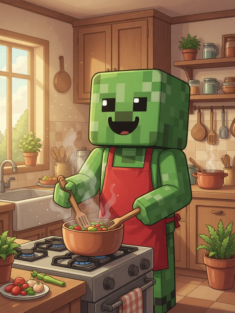 cook 情景插画