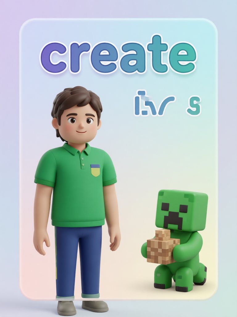 create 单词卡插画