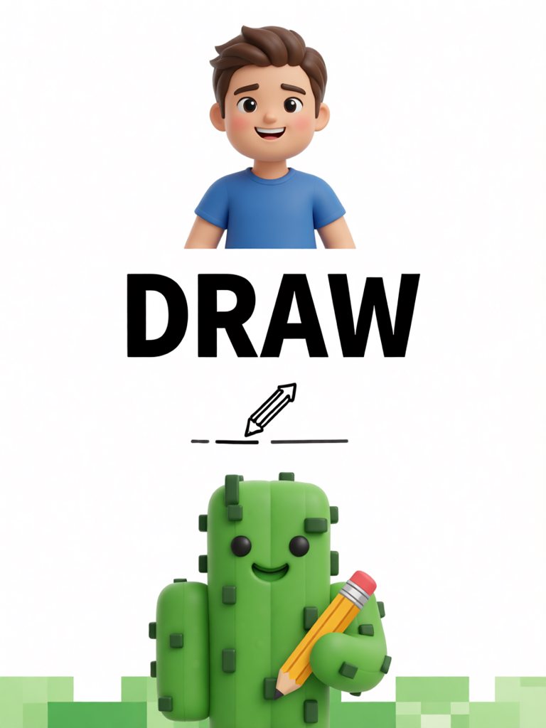 draw 单词卡插画