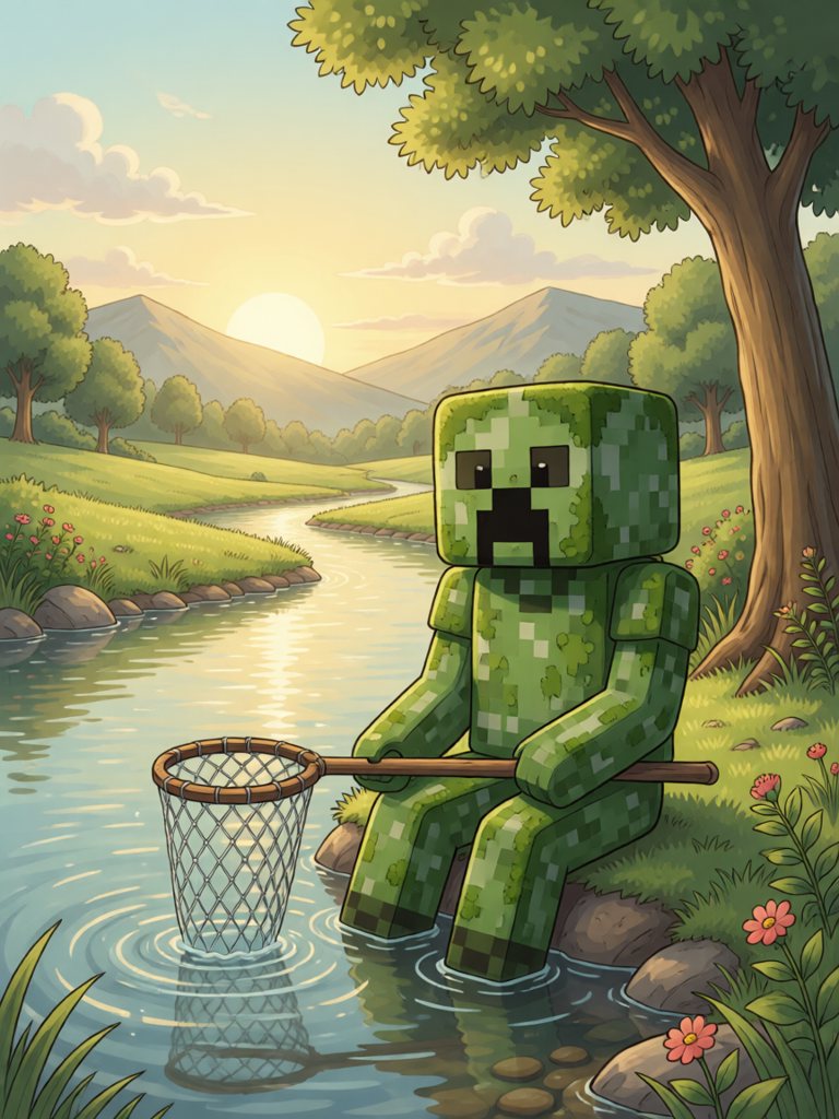 fisherman 情景插画
