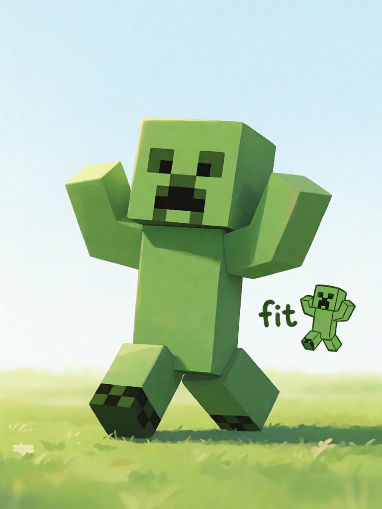 fit 单词卡插画
