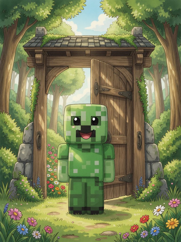 gate 情景插画