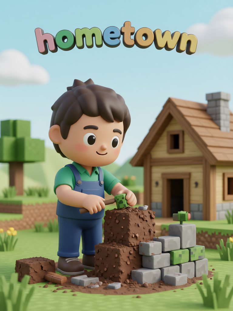 hometown 单词图