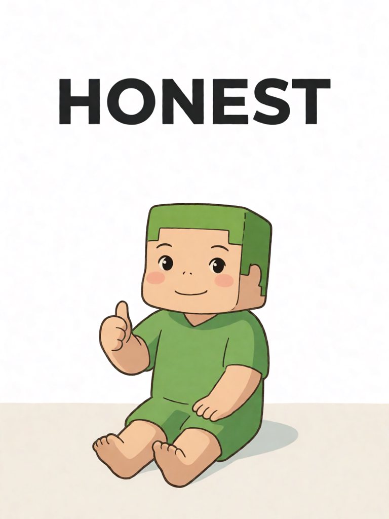 honest 单词卡插画