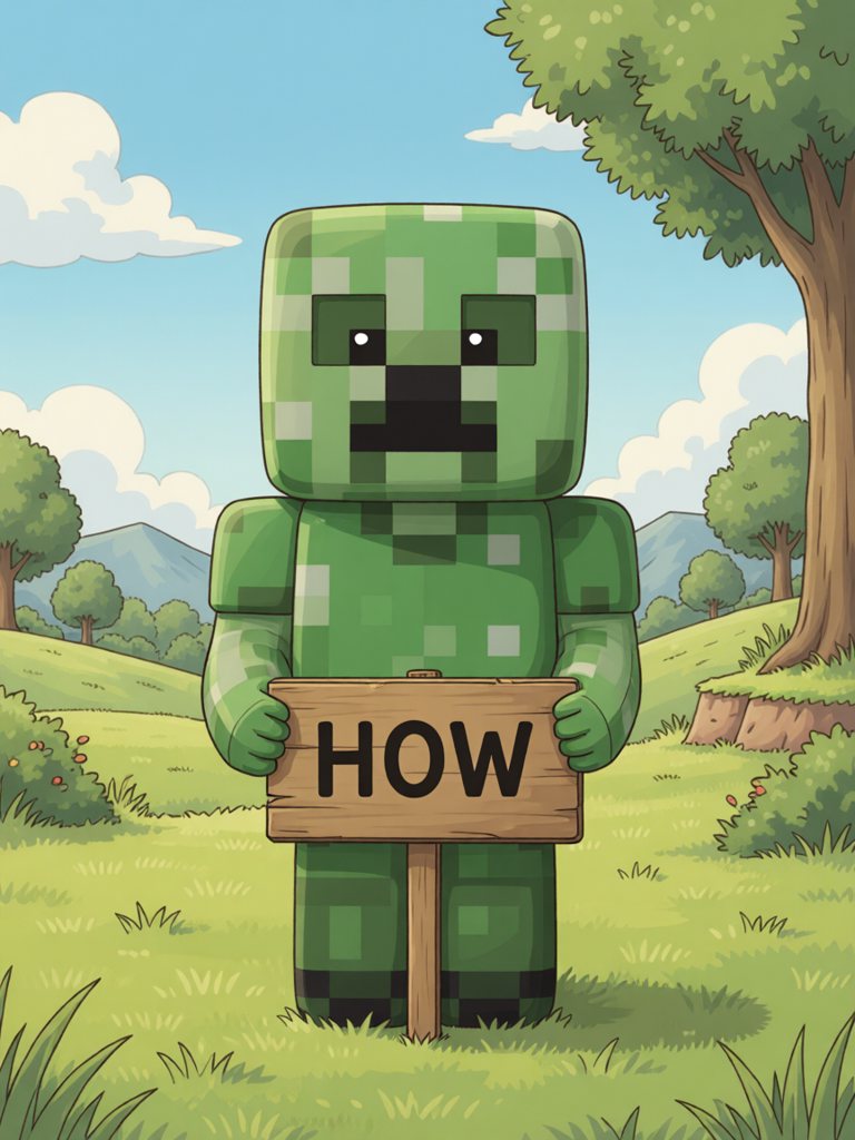 how 单词卡插画