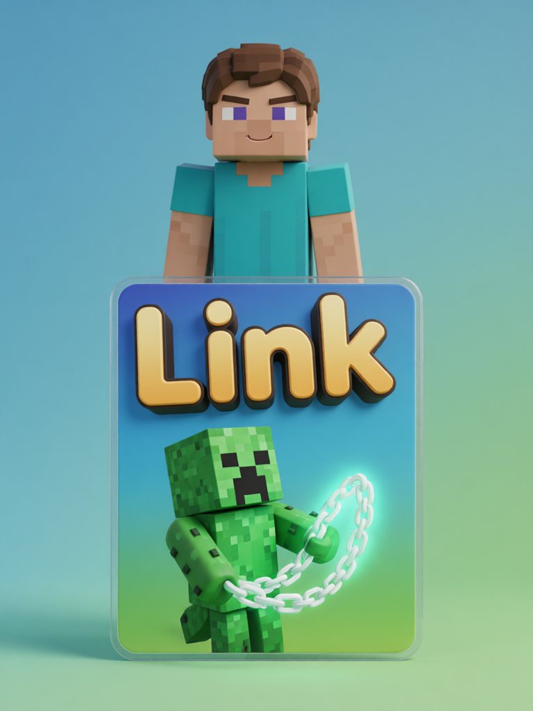 link 单词卡插画