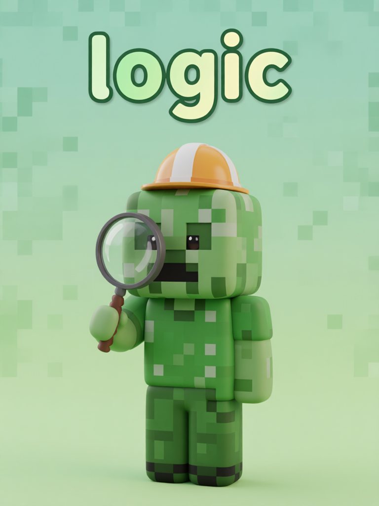 logic 单词卡插画