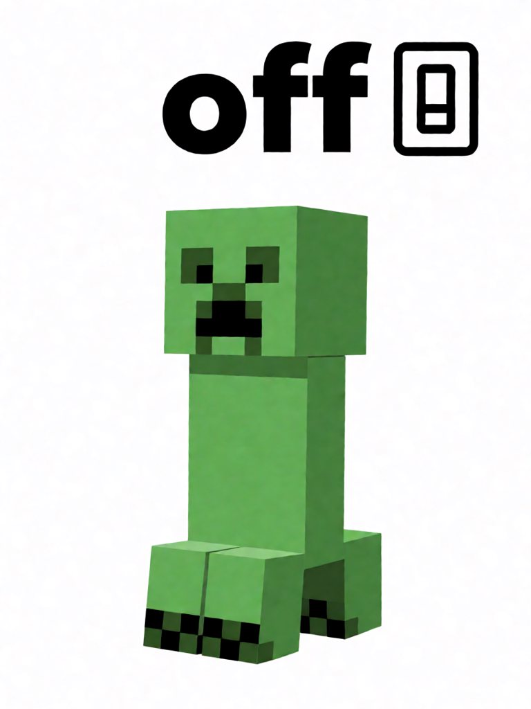 off 单词卡插画
