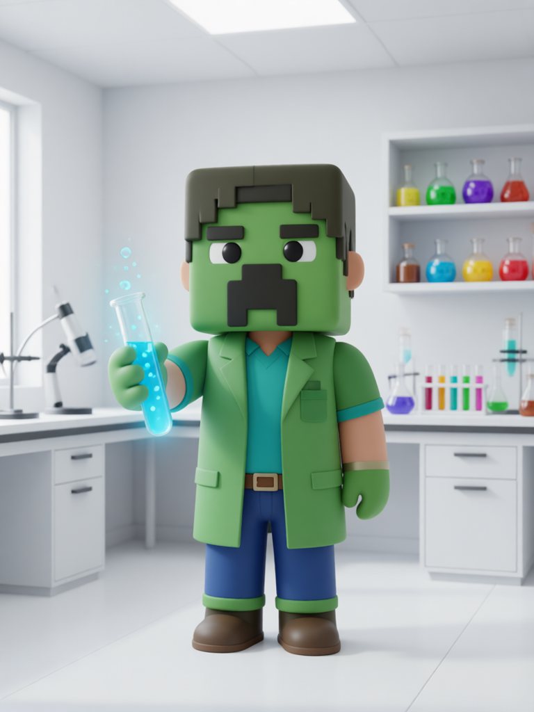 scientist 情景插画