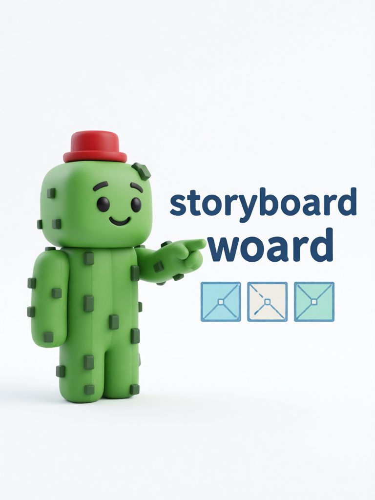 storyboard 单词卡插画