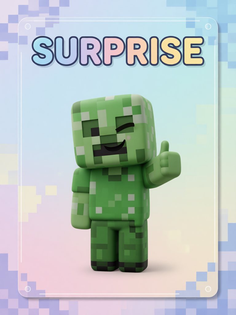 surprise 单词卡插画