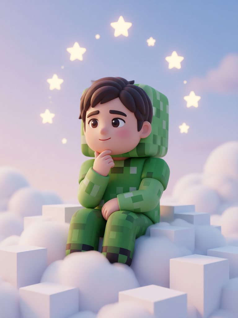 thinker 情景插画