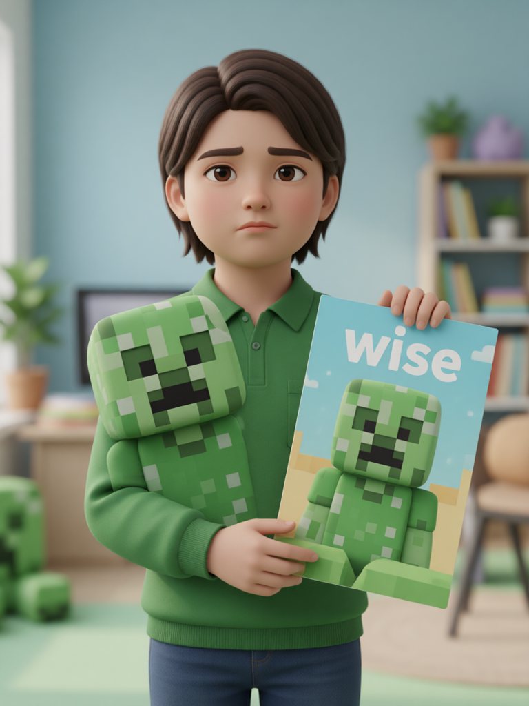 wise 单词卡插画